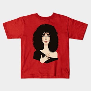 Lady in Black Kids T-Shirt